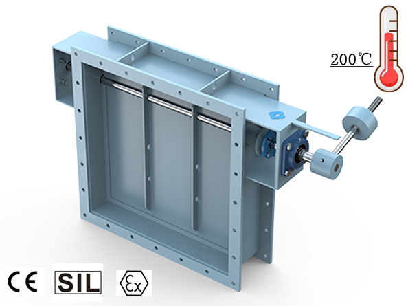 Counterweight non-return Damper Valve